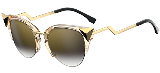 FENDI IRIDIA FF 0041/S GOLD CATEYE OKULARY