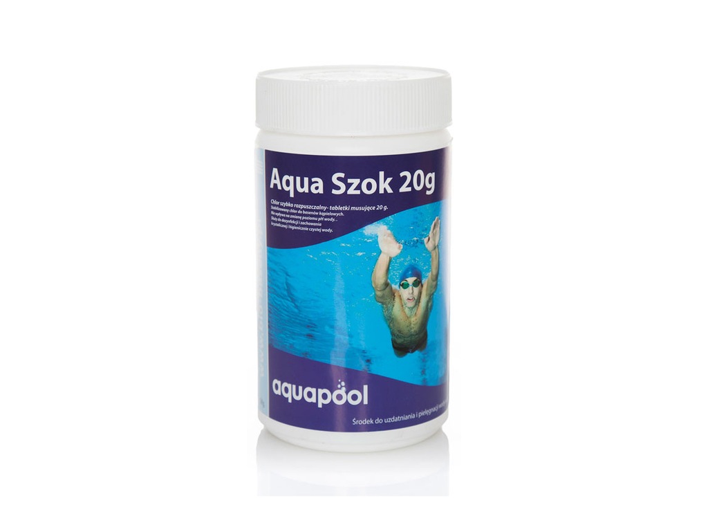 AQUA CHLOR SZOK tabletki 20g chemia basen 1 kg