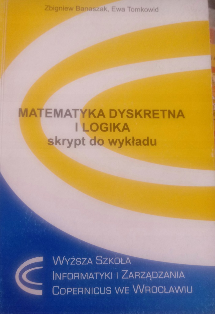 Matematyka dyskretna i logika, skrypt o wykładu -