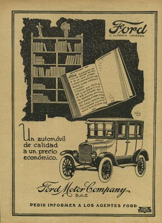 FORD - Reklama prasowa samochodu z lat