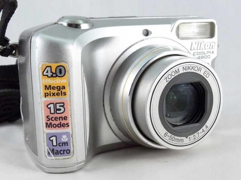 レトロデジカメNikon ニコンCOOLPIX 4800 Amazon | Nikon Coolpix 4800 4MP デジタルカメラ 8.3倍光学