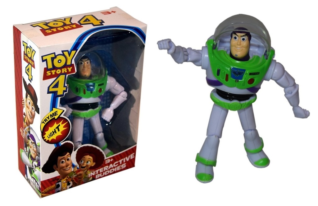 BUZZ ASTRAL BAZ BAS TOY STORY ZABAWKA FIGURKA LED