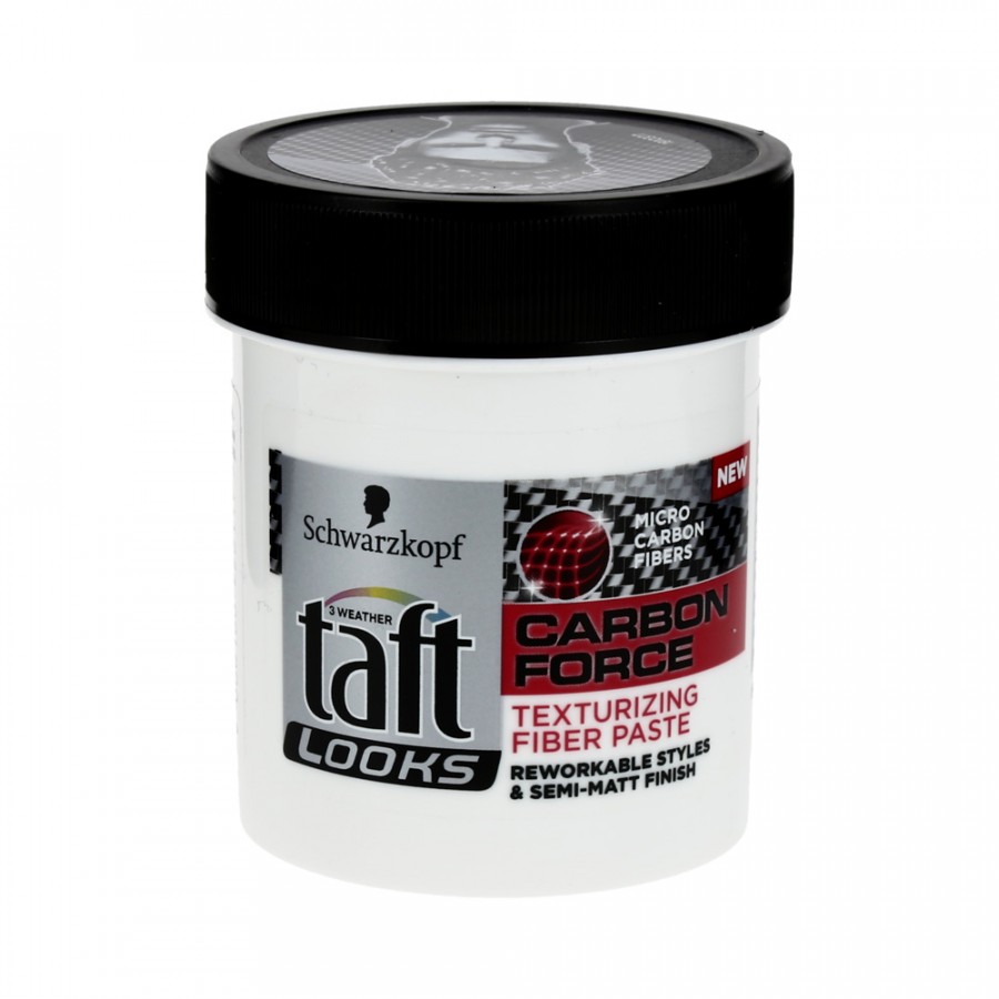 Taft Looks Carbon Force Pasta do włosów 130 ml.