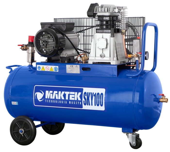  KOMPRESOR SPRĘŻARKA SKY 100 L 400V + GRATIS