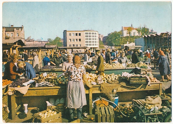 Lublin Bazar targ wspomnienie PRL