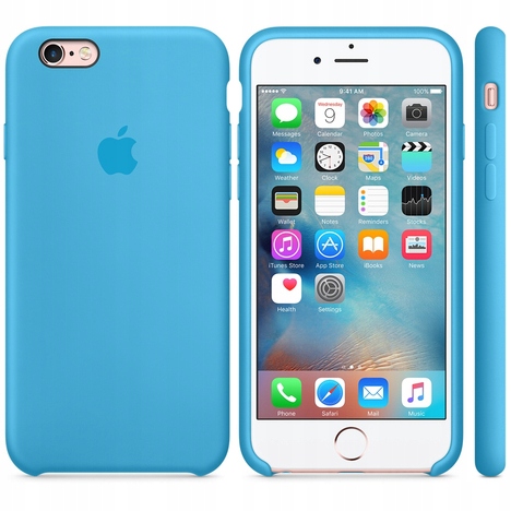 Apple Silikonowe etui iPhone 6/6s Niebieski