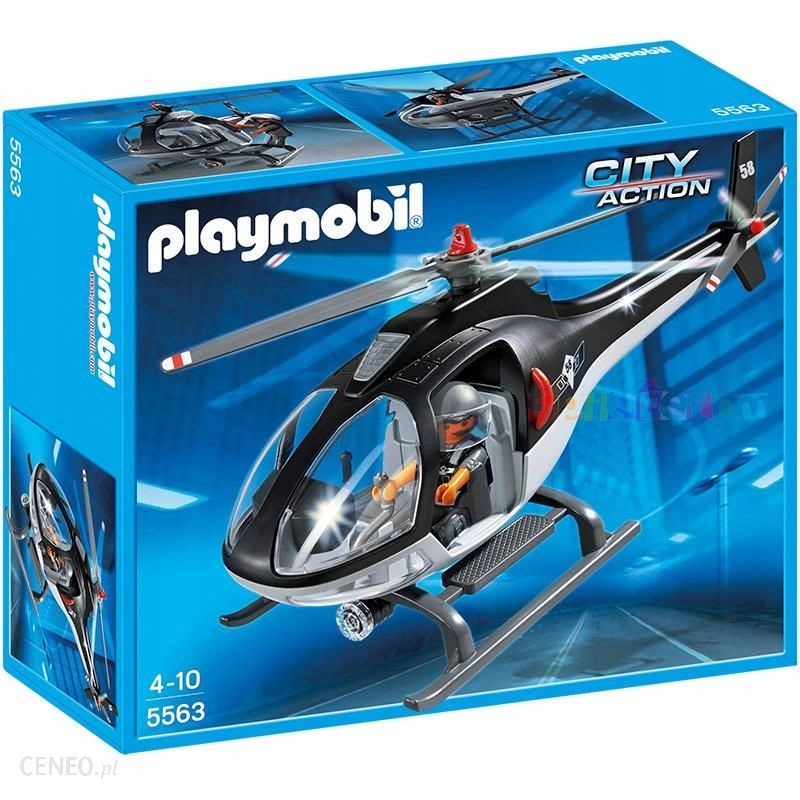 PLAYMOBIL HELIKOPTER CITY ACTION POLICJA 5563