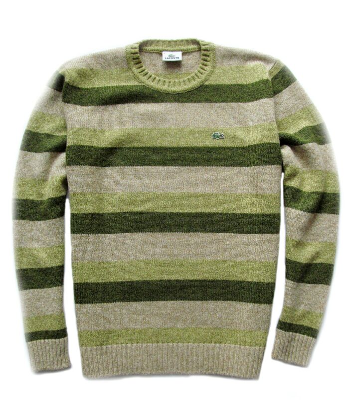 LACOSTE BASI SA CREW NECK * SWETER * WEŁNA * L * 6