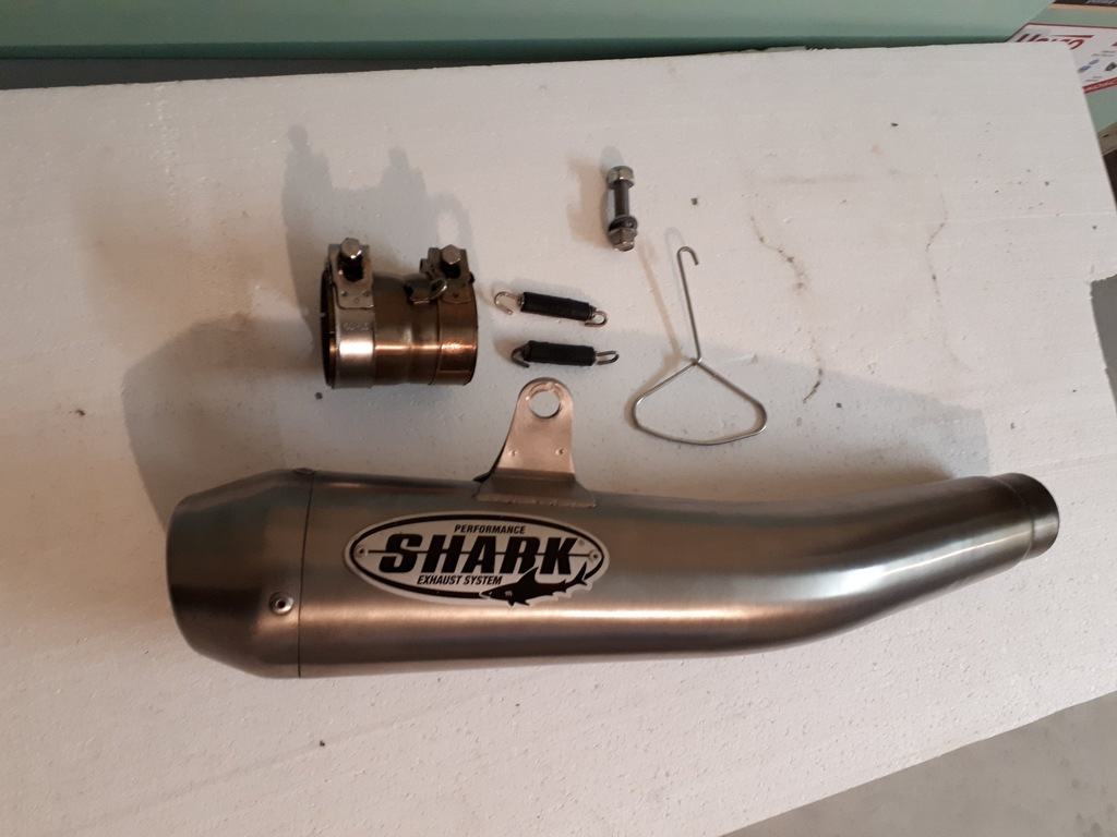 SHARK CONIC YAMAHA FZ1 - TŁUMIK KOMPLET JAK NOWY