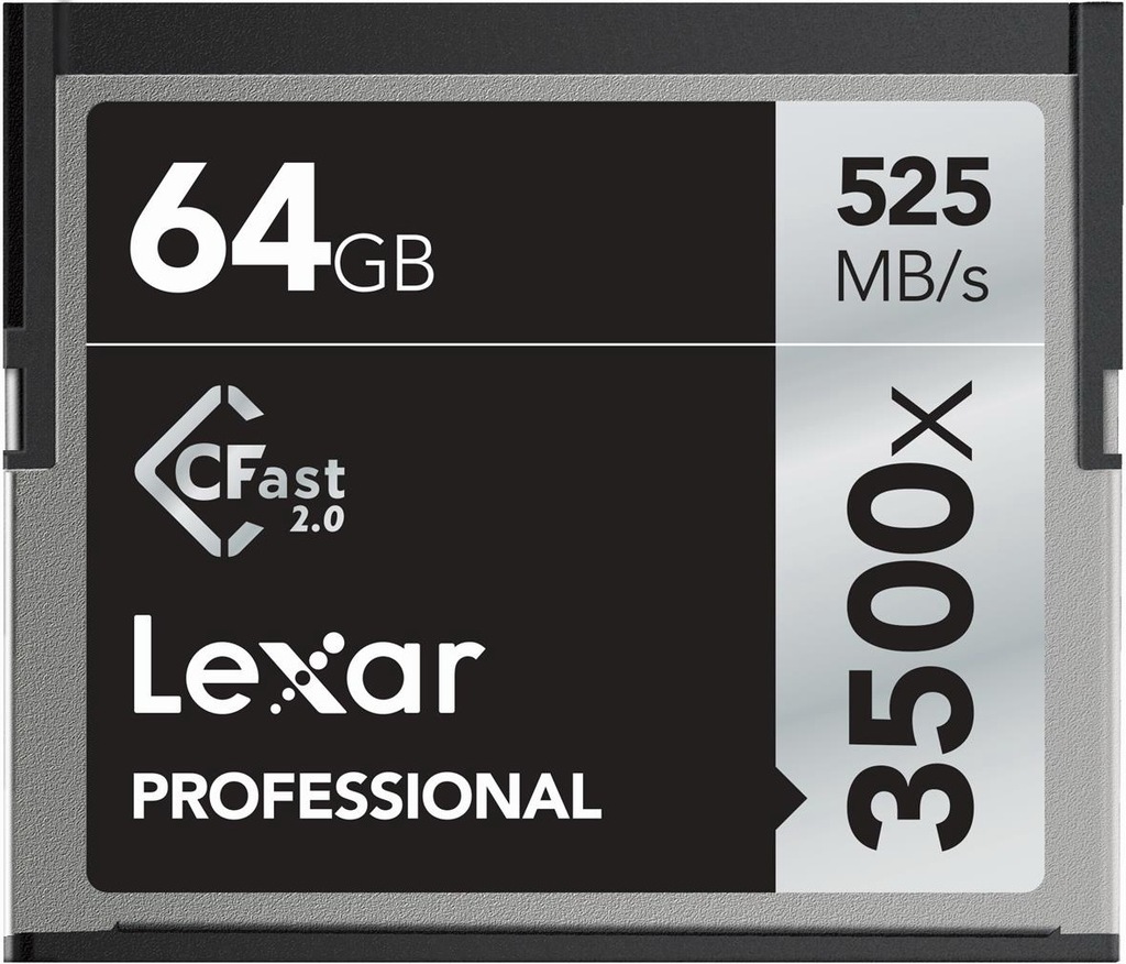 Lexar 64GB CFast C-Fast 525MB/s 3500x