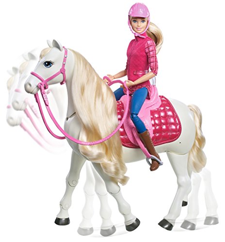 INTERAKTYWNY KOŃ BARBIE MALIBU Z LALKĄ