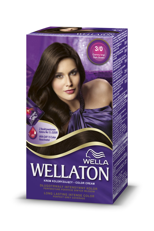 Wellaton Wella Premium Farba do włosów 3/0 Ciemny