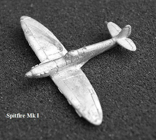 Spitfire Mk I angielski myśliwiec 1:200 WBM