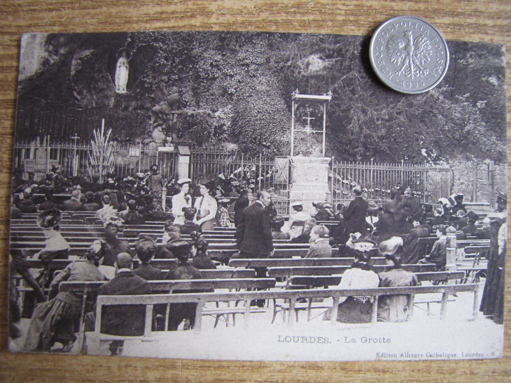1920. LOURDES, GROTA