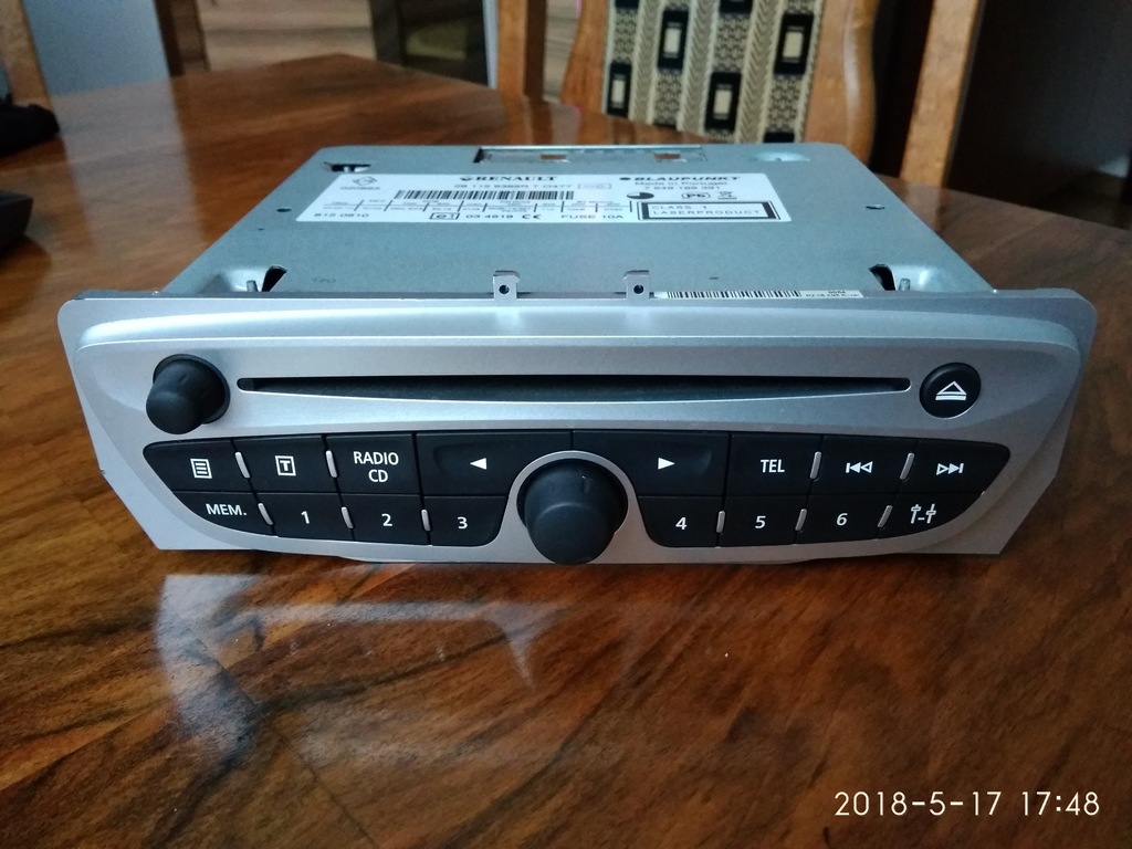 Radio Renault Megane III Bluetooth Kod !!! 7353133701 oficjalne