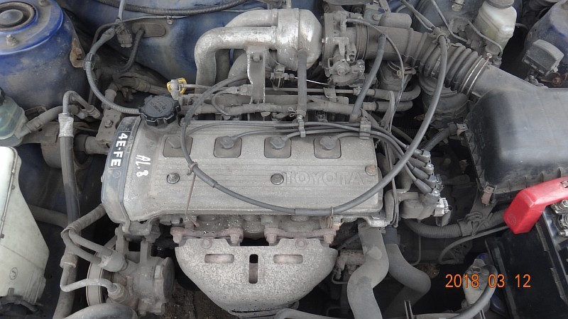 Toyota Corolla E11 silnik 1.4 4E-FE 86KM na cewce