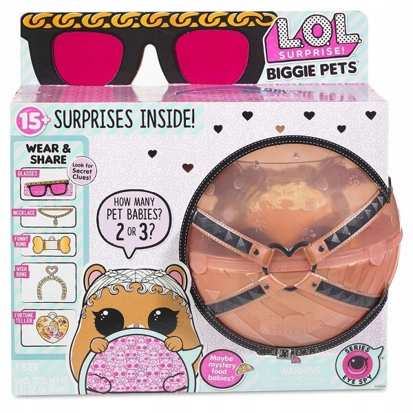LOL SURPRISE DUŻE ZWIERZĘTA BIGGIE PETS CHOMIK