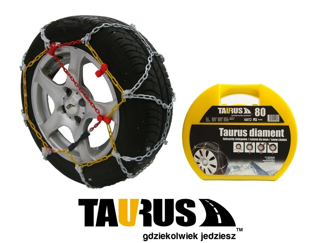 Łańcuchy śniegowe TAURUS DIAMENT 12mm gr70 KATALOG