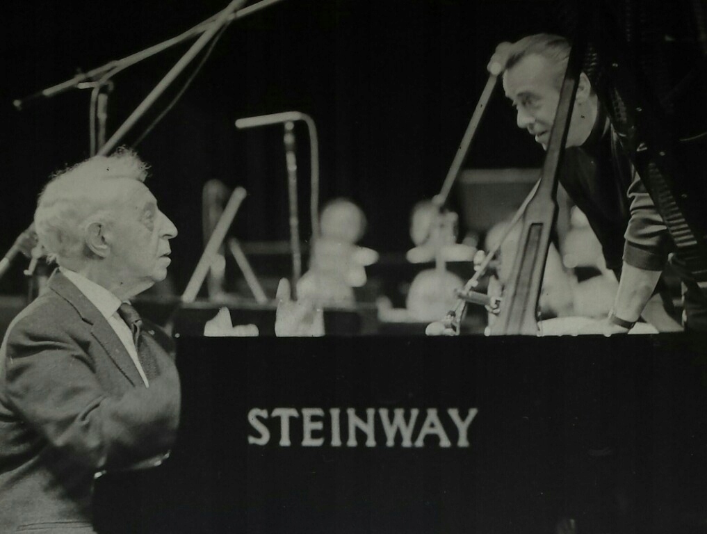 ARTUR RUBINSTEIN 75r.-fot.Jerzy Neugebauer