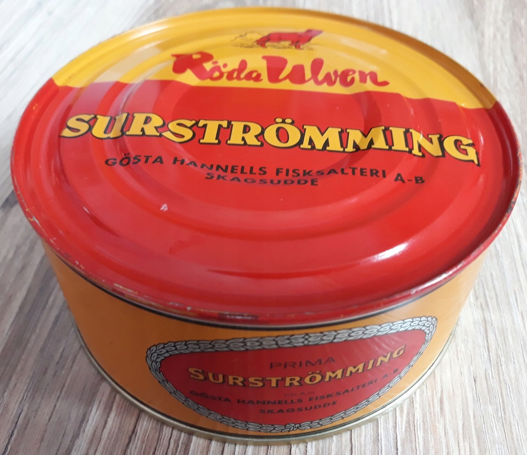 SURSTROMMING kiszone śledzie na prezent 650g 2021r