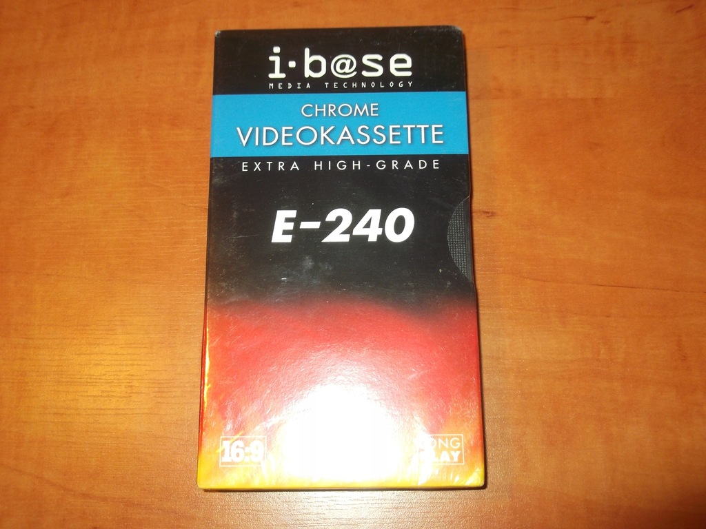 i-b@se KASETA VIDEO VHS E-240 NOWA FOLIA