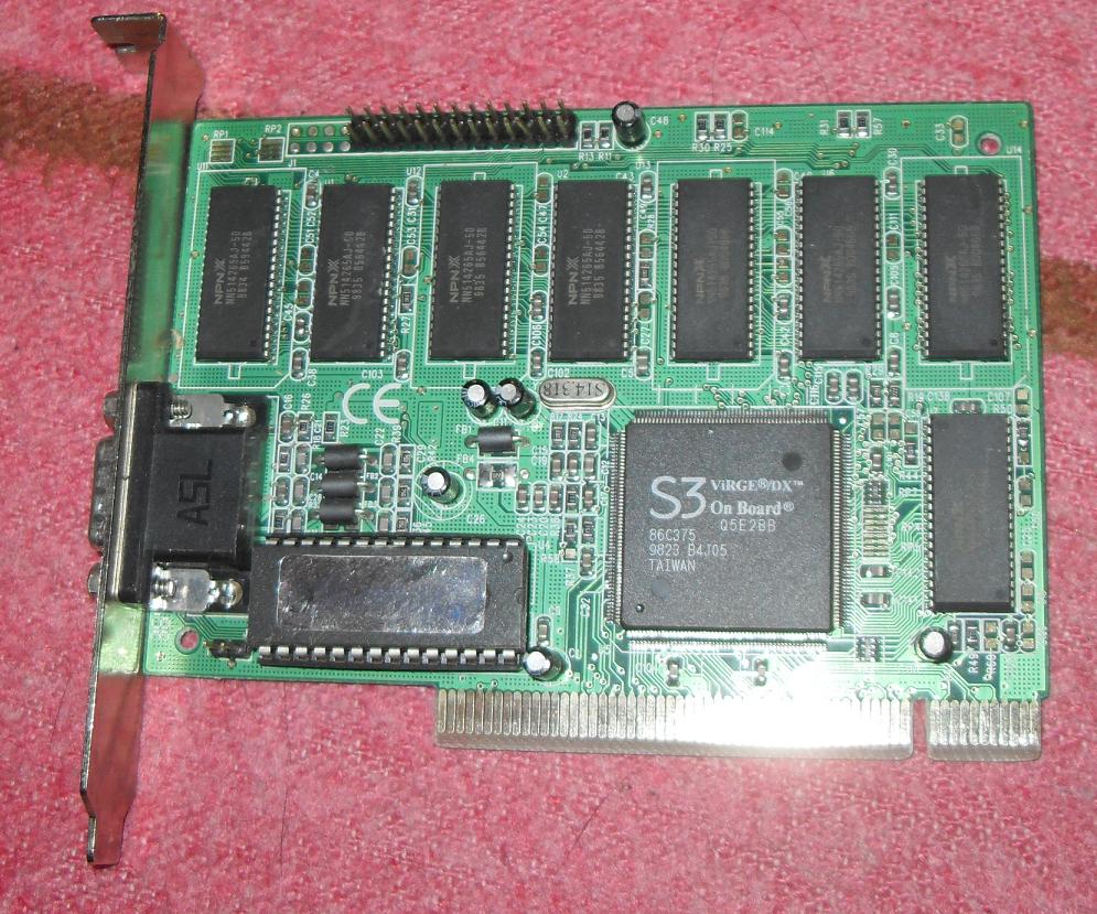 KARTA GRAFICZNA S3 VIRGE/DX 86C375  PCI