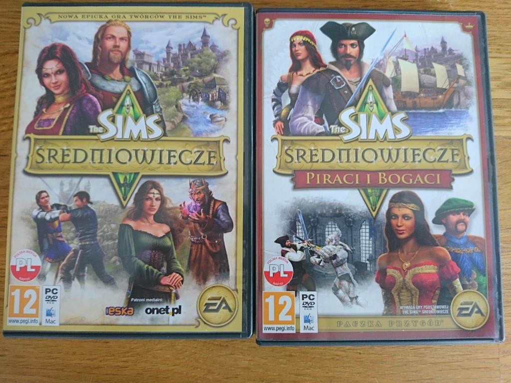 The Sims Sredniowiecze Komplet 2 Czesci 7370136760 Oficjalne Archiwum Allegro