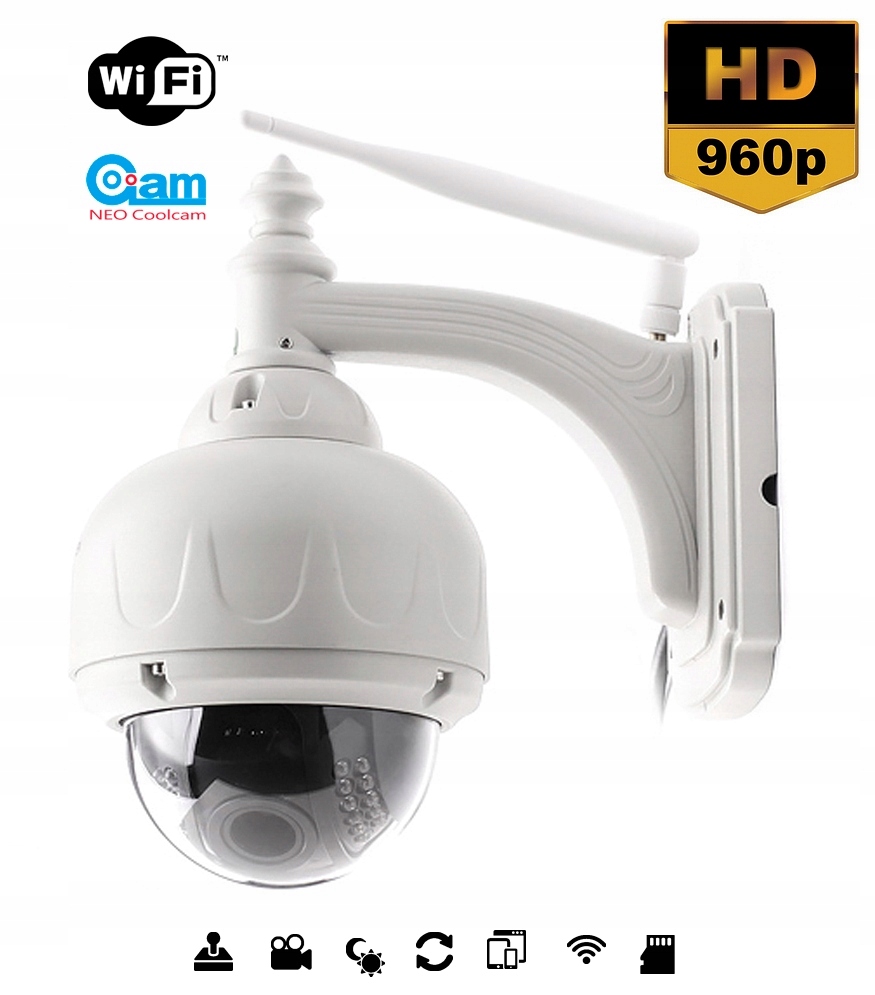 KAMERA IP ZEWNĘTRZNA 960p P2P WIFI HD PTZ IP6 NEO