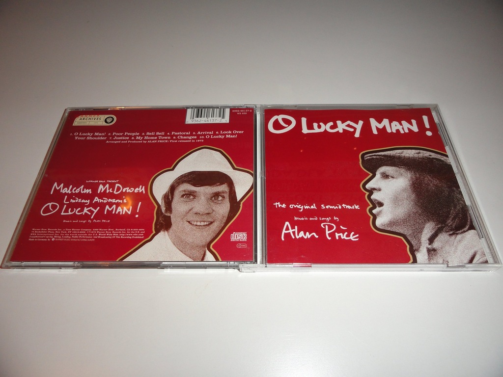 SZCZĘŚLIWY CZŁOWIEK - O LUCKY MAN - ALAN PRICE !!!