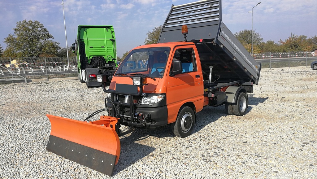 Piaggio Porter Maxxi 4x4 Wywrotka 3 stronna pług