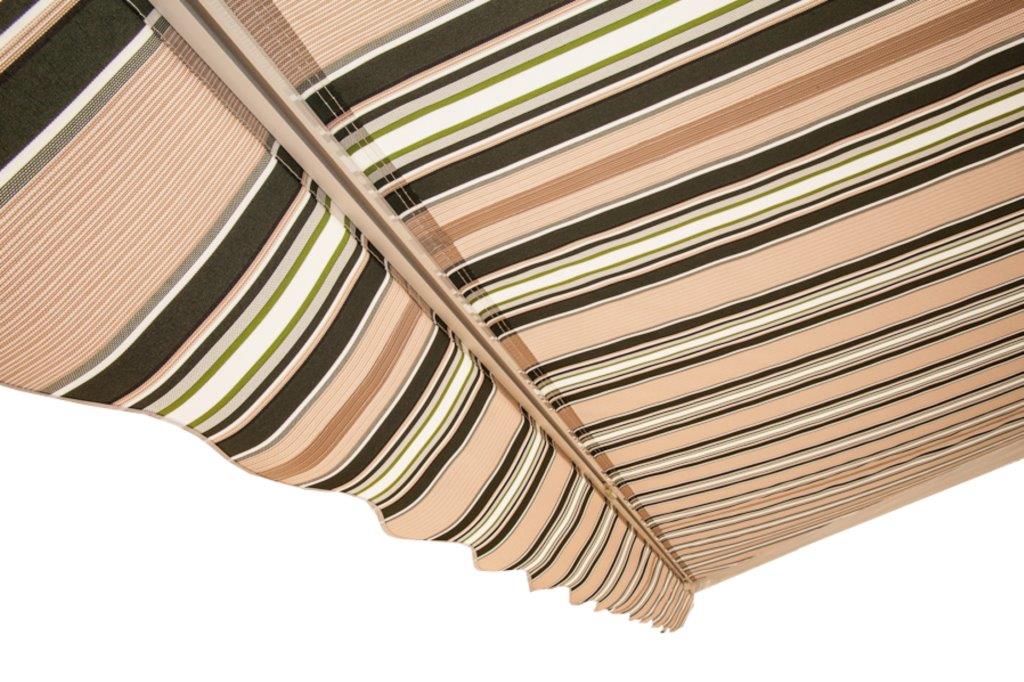 MARKIZA TARASOWA Eco 300x250 cm ciemna zieleń-beż