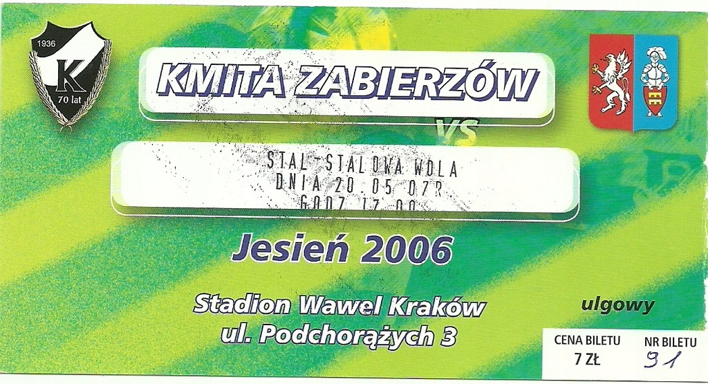 Kmita Zabierzów - Stal Stalowa Wola 20.05.2007