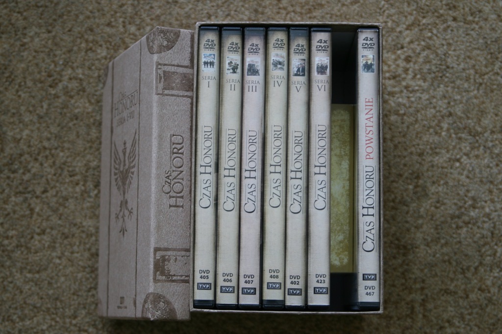 Czas honoru seria 1-7 DVD box
