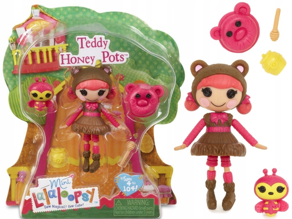 Mini LALALOOPSY Figurka LALKA 8cm MIODUNKA Honey