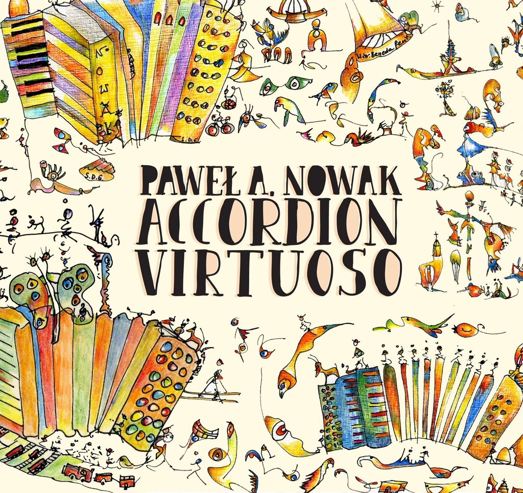 Płyta Accordion Virtuoso Paweł A. Nowak Akordeon