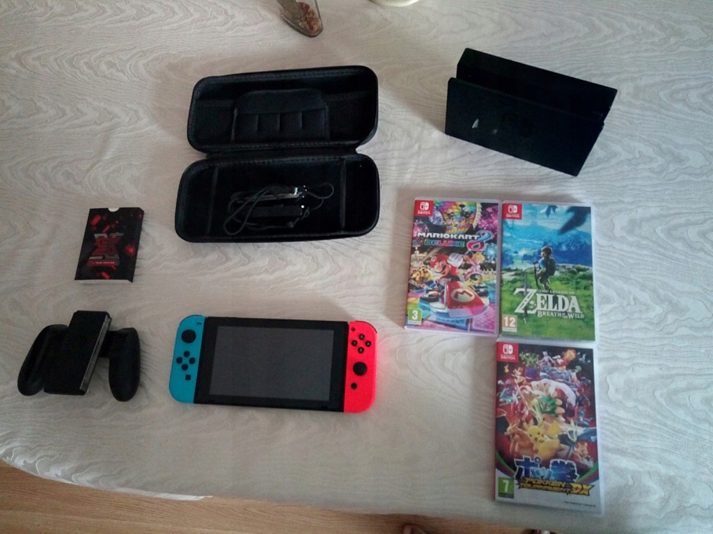 Nintendo Switch przerobiona + 20 gier