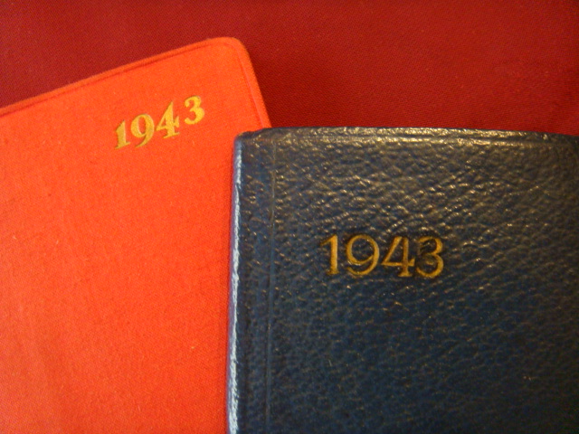 Kalendarzyki z 1943 r. - 2 sztuki