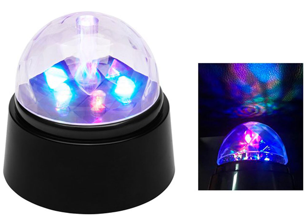KULA DYSKOTEKOWA LED DISCO Na baterie AA Imprezowa