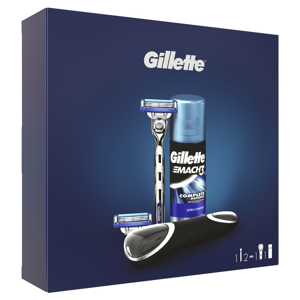 Zestaw z maszynką do golenia Gillette Mach3 Turbo