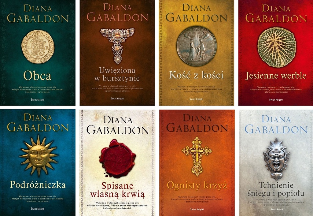 Diana GABALDON cykl OBCA 1-8 PAKIET KOMPLET