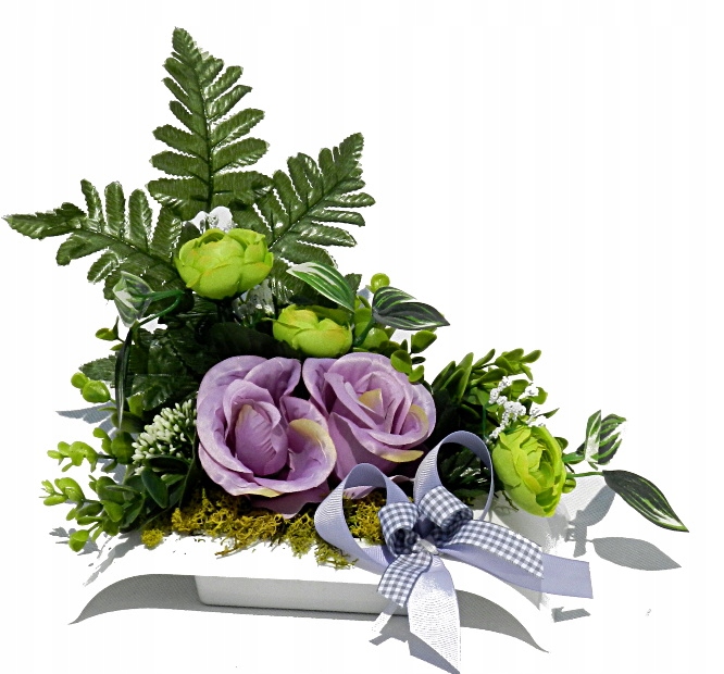 IKEBANA KOMPOZYCJA KWIATOWA GRÓB elegancka MAŁA