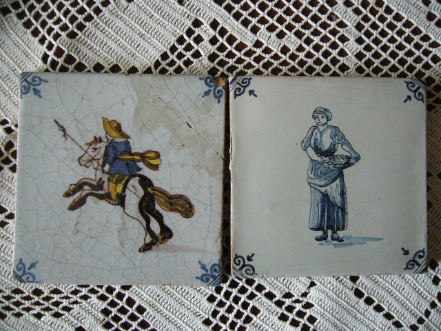 KAFELKI HOLENDERSKIE XVIII I XIX WIEK