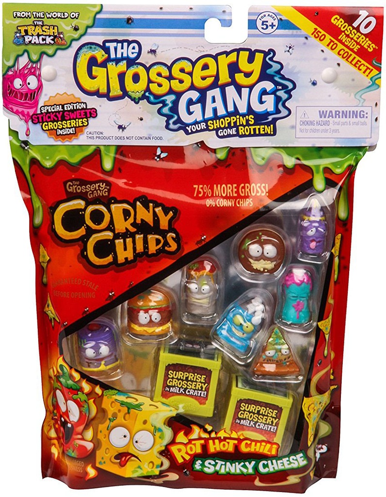 GROSSERY GANG ZGNILAKI WSTRĘTNE CHIPSY 10 FIGUREK