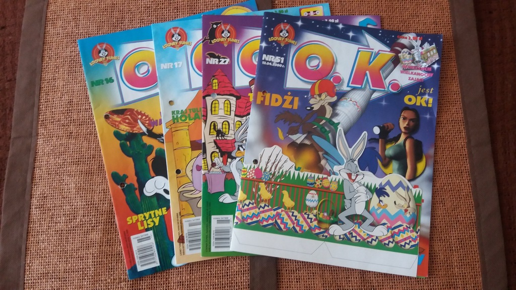 4 gazetki dla dzieci ,,O.K jest ok!"(zestaw)