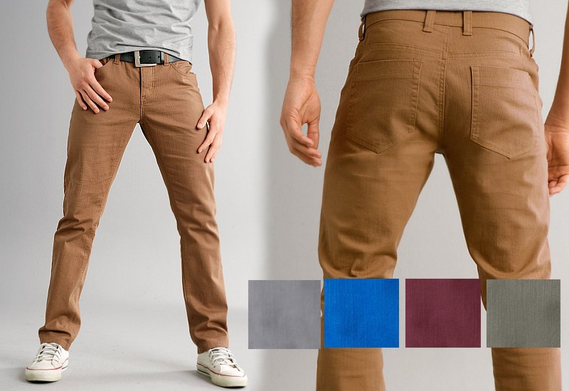 BORDO jeansy slim r.48 33/32 pas 82-84 cm (7706)