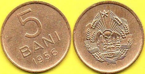 Rumunia  5  Bani  1956 r.