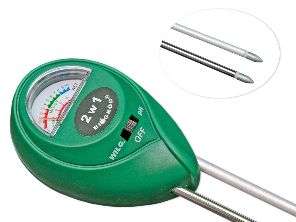 TESTER GLEBY PH pH METR MIERNIK 2w1 DO PODŁOŻA 7209730803 oficjalne