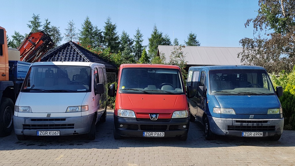 Fiat Ducato Peugeot Boxer osobowy 3szt 9 osób Bus