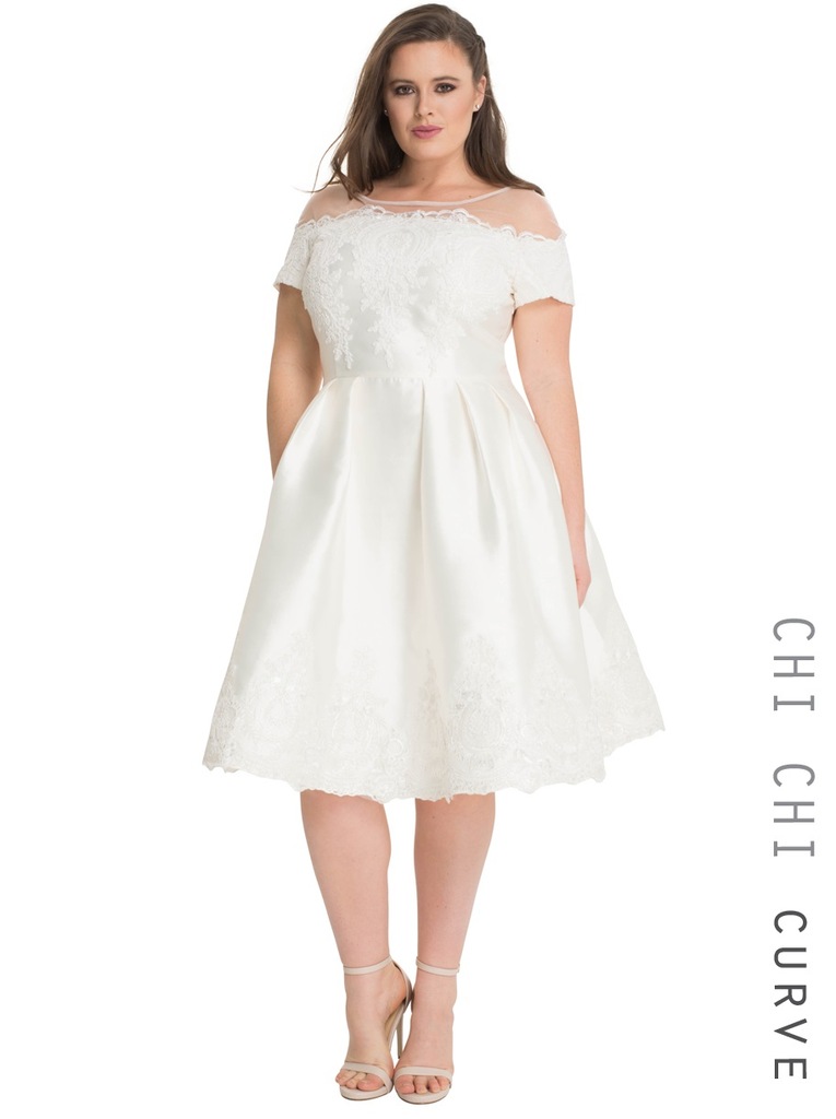 Nowa suknia ślubna sukienka Chi Chi London 52 54