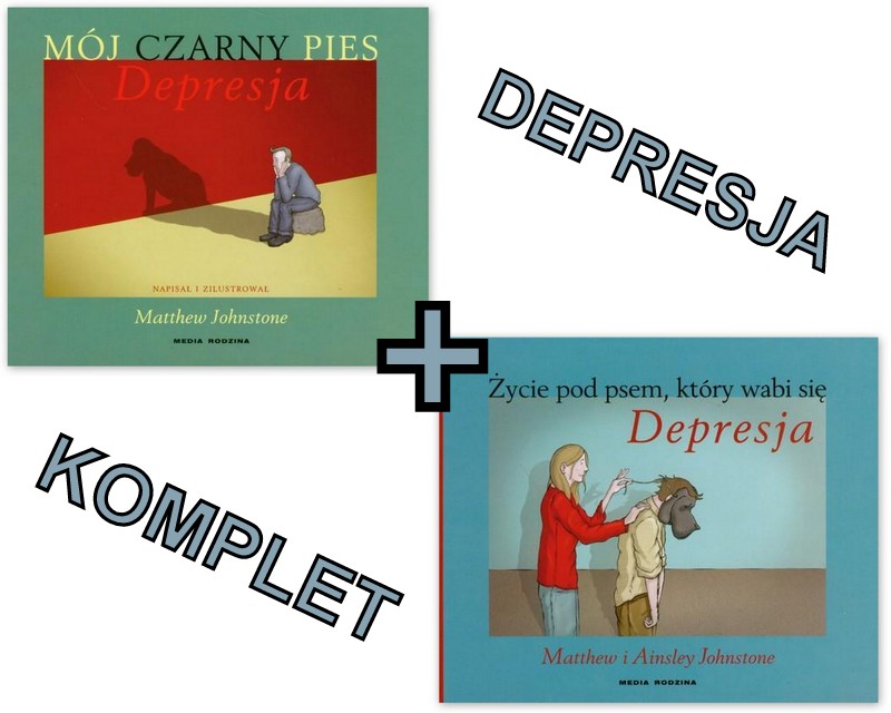 DEPRESJA Mój czarny pies + Życie pod psem KOMPLET